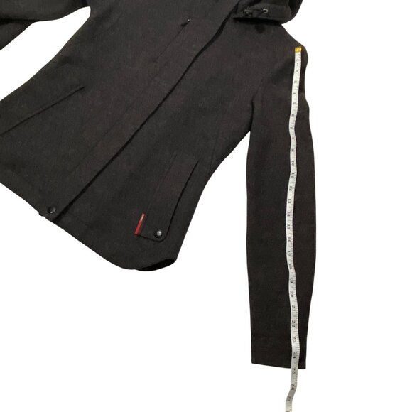 Icebreaker 380 Pure Plus Merino Wool Hooded Jacket Womens Gray Softshell outdoor - Picture 12 of 12